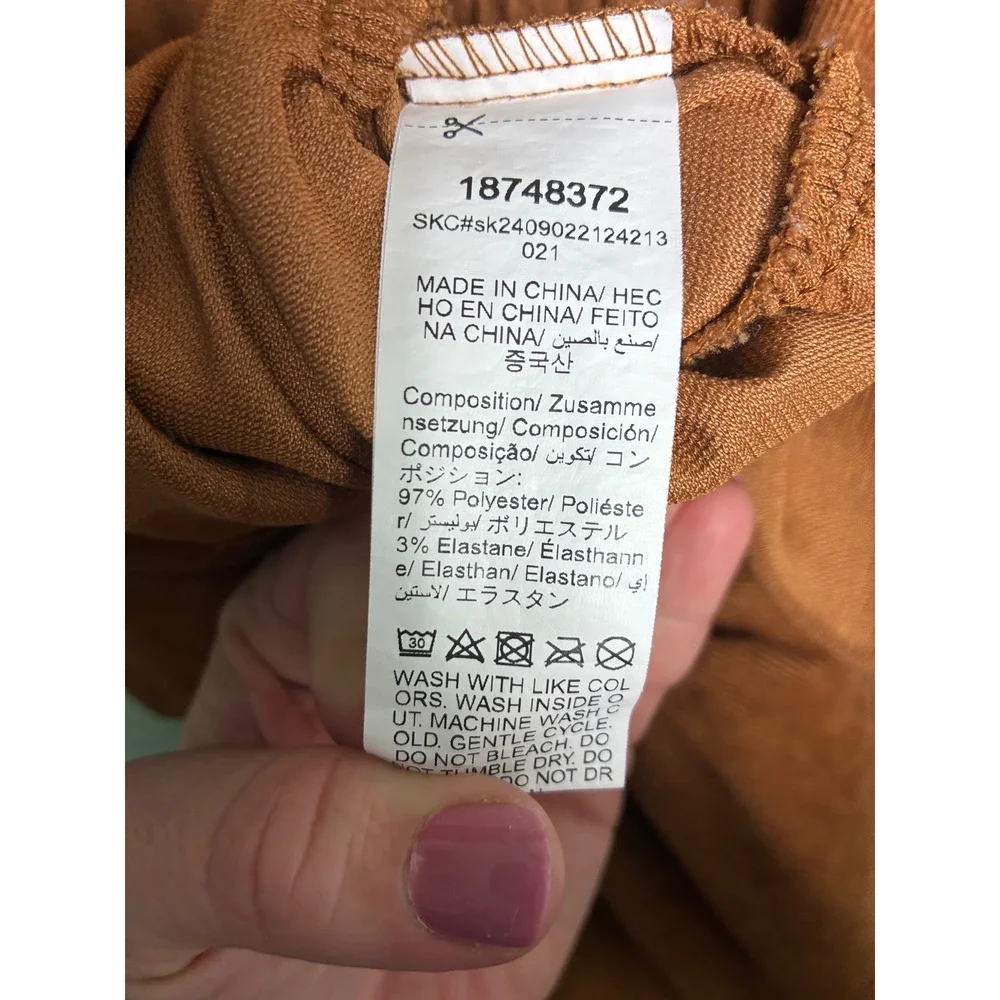 Tiered Babydoll Dress Teen 13Y Rust Brown Ruffle LongSleeve Boho kidcore Prairie